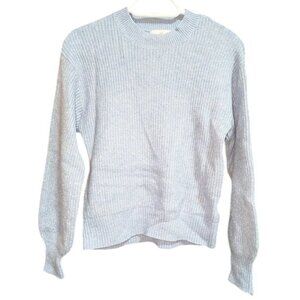 *3 FOR $9* H&M Long Sleeve Peplum Wool Blend Solid Knit Pullover Sweater Top